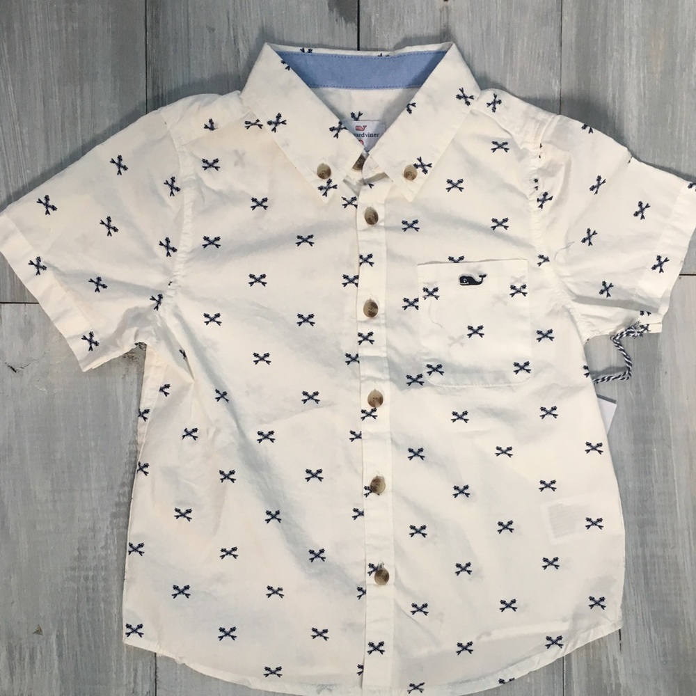 Fishbone Button Down Toddler